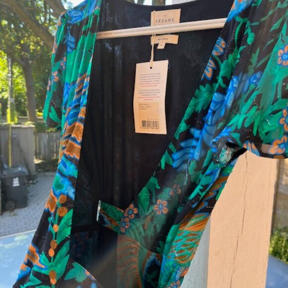 Sezane Armelle maxi wrap dress, Sz 38/6, BNWT - Picture 9 of 12
